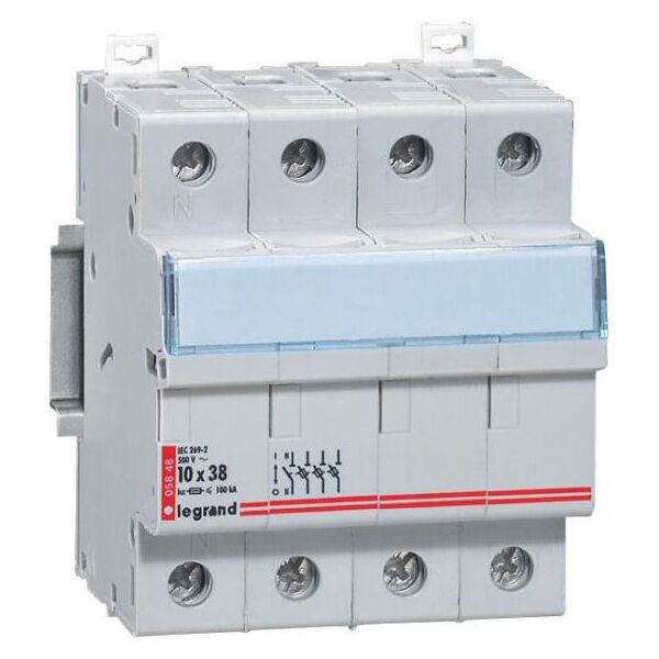 Legrand Rozłącznik bezpiecznikowy cylindryczny 3P+N 10x38mm RB348 (005848)