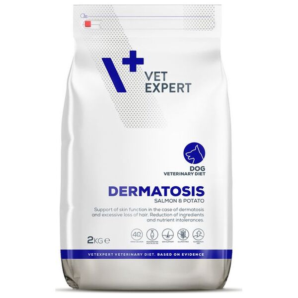 VetExpert 4T Veterinary Diet Dog Dermatosis Salmon&Potato 2kg