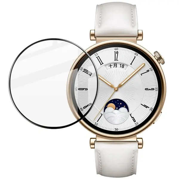 Bizon Glass Watch Edge Hybrid Huawei Watch GT 4 41 mm black