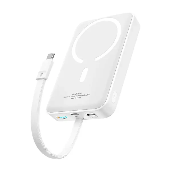 Baseus Mini 10000mAh 30W MagSafe Edition Bayern Munich wireless charging powerbank (white)