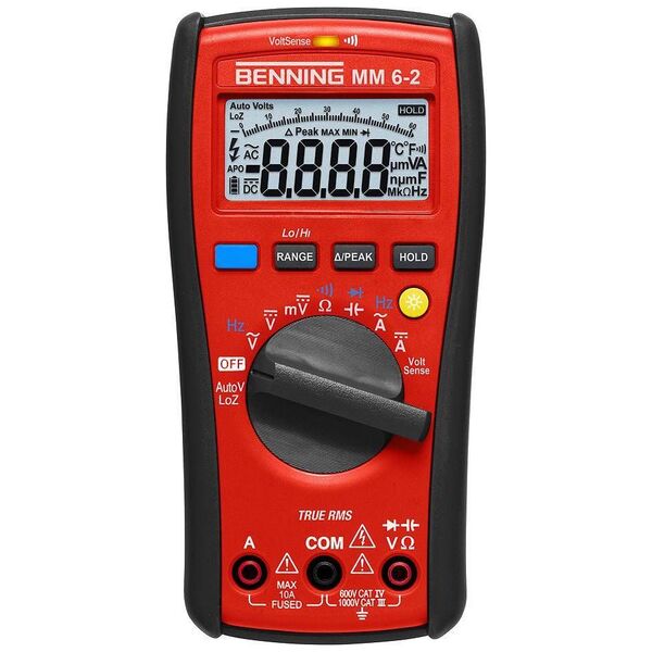 Benning Miernik uniwersalny BENNING MM 6-2, cyfrowy z akcesoriami