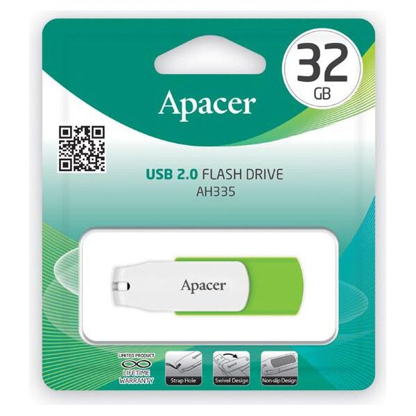 Pendrive Apacer AH335, 32 GB  (AP32GAH335G-1)