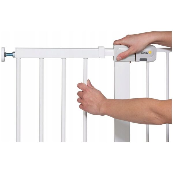 Safety 1st Safety 1St SAUGOS 1ST apsauginės tvorelės pretęsimas EASY CLOSE Metal Plus, balta, 28 cm, 24204310