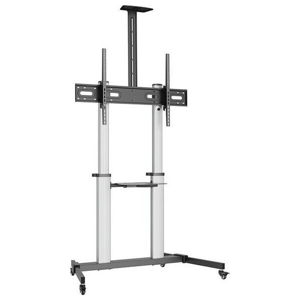 System przekazu sygnału AV Equip Equip TV-Wagen 60"-100"/1TFT 100kg mit Höhenverstellung   gr