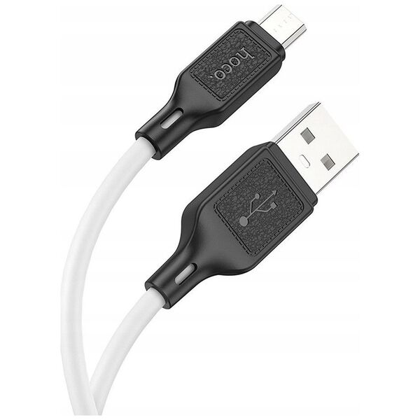 Kabel USB Hoco HOCO kabel USB A do Micro USB 2,4A X90 1 m biały