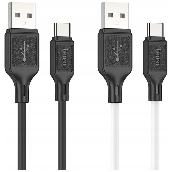 Kabel USB Hoco HOCO kabel USB A do Micro USB 2,4A X90 1 m biały