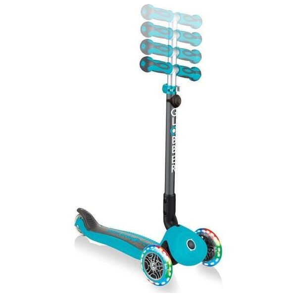 Hulajnoga Globber GO-UP Deluxe Lights Miętowy (4895224401926)