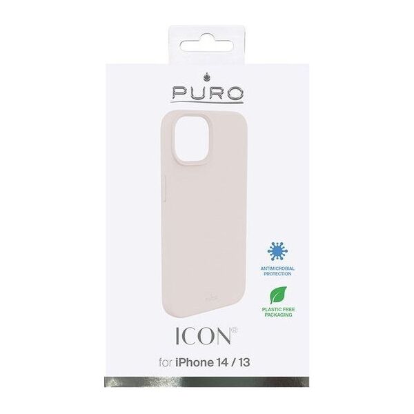 Puro Etui PURO ICON Cover Apple iPhone 14/13 (piaskowy róż)