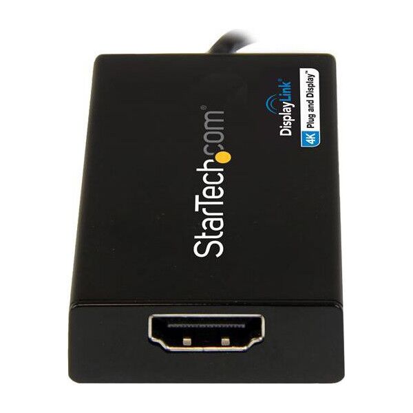 StarTech USB-A - 0.1 m Czarny (USB32HD4K)