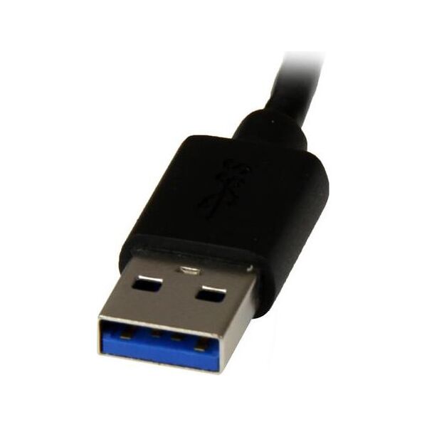 StarTech USB-A - 0.1 m Czarny (USB32HD4K)