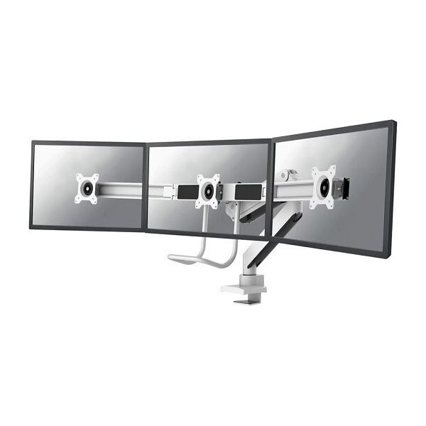 Neomounts Uchwyt biurkowy na 3 monitory 17" - 24" (NM-D775DX3WHITE)