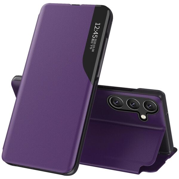 Eco Leather View Case Samsung Galaxy A26 Purlpe