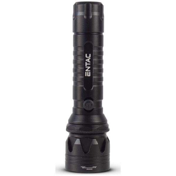 LED flashlight ENTAC, IP65, 8-10W, 550-700 lm, rechargeable 18650mAh, charger included
