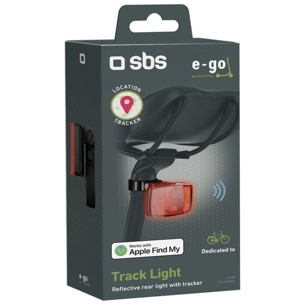 SBS Tracker Find My for Bikes comp. m. Apple black