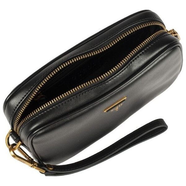 Guess, Vezzola, Eco Leather, Textile Bag, Black, HMESCA, For Men, 20 x 5x 13 cm For Men