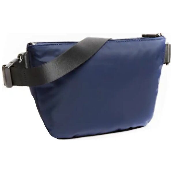 Guess, Quatro, Textile Fanny Pack, Blue, 19/28.5 x 17 x 4 cm, For Men For Men