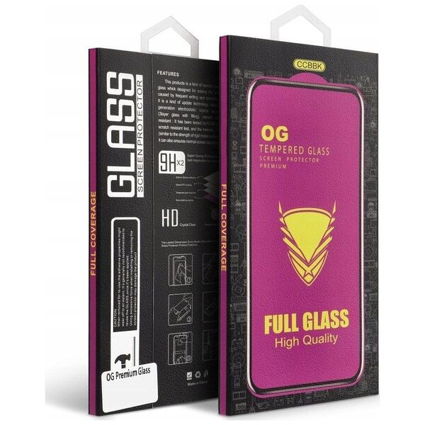 Szkło Hartowane OG Premium Glass - do Xiaomi Redmi Note 14 4G / Redmi Note 14 5G czarny
