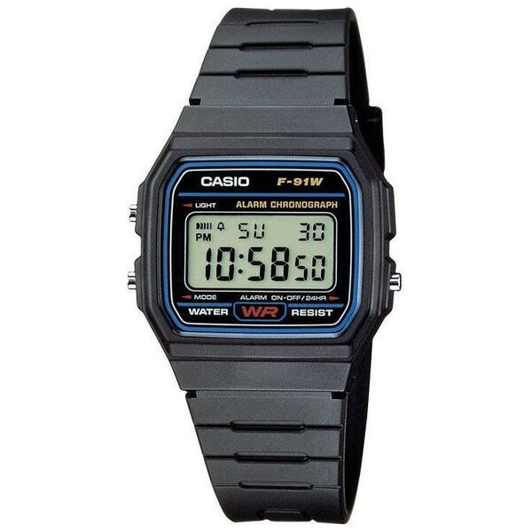 Zegarek Casio Zegarek Casio F-91W-1YER Retro Style uniwersalny