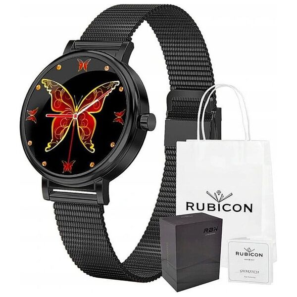Smartwatch Rubicon LW06 Czarny  (RNBE64BIBX05AX)