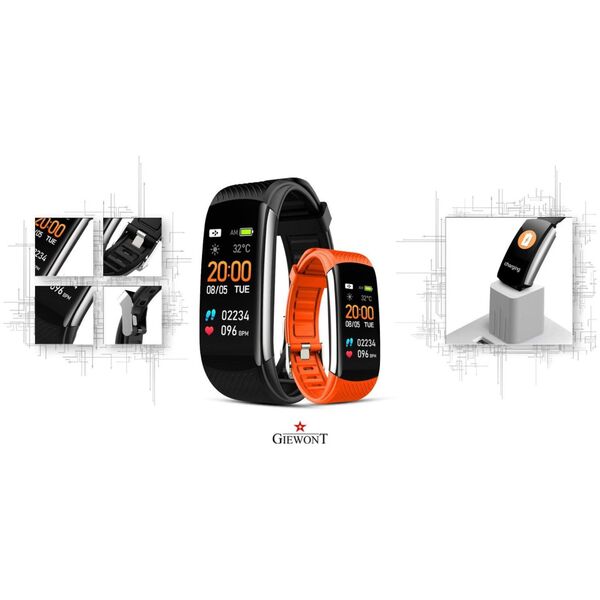 Smartband Giewont GW200-9 Czarny