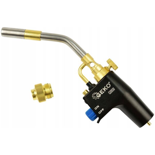 Geko Palnik gazowy na propan/MAPP + adapter (12)