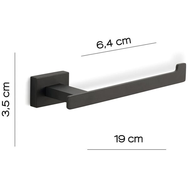 Sourcing ATENA TOILET PAPER HOLDER MATT BLACK