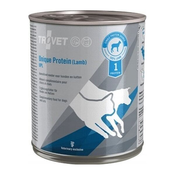 Trovet Trovet Unique Protein UPL Jagnięcina dla psa i kota puszka 800g