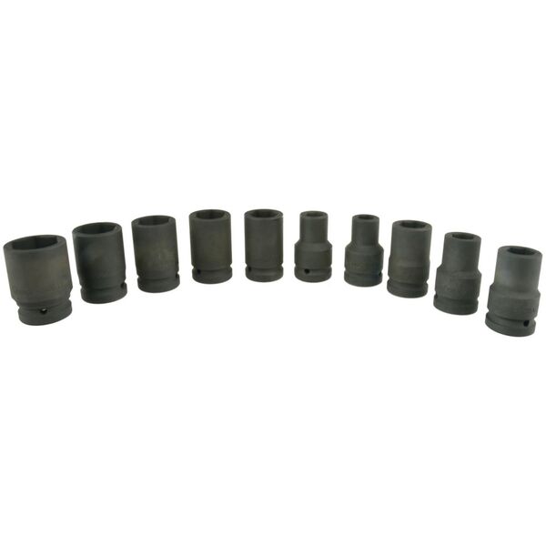 Geko komplet nasadek udarowych do klucza przekładniowego 10 elementów 17-41mm/3 (G10075)