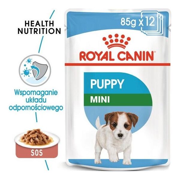 Royal Canin Royal Canin Mini Puppy karma mokra dla szczeniąt, od 2 do 10 miesiąca życia, ras małych saszetka 85g