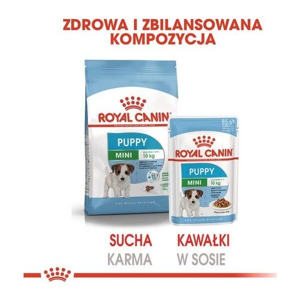 Royal Canin Royal Canin Mini Puppy karma mokra dla szczeniąt, od 2 do 10 miesiąca życia, ras małych saszetka 85g