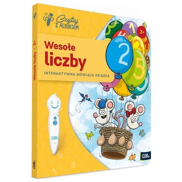 Albi Czytaj z Albikiem - Książka Wesołe liczby 3+