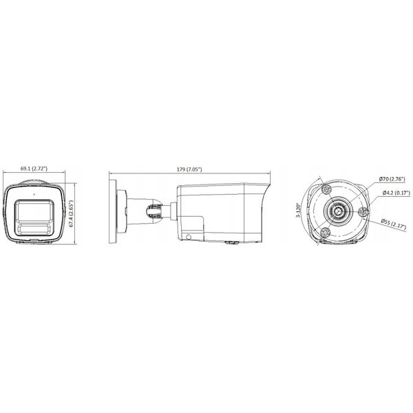 KAMERA IP DS-2CD1043G2-LIUF/SL(2.8MM)PL Smart Hybrid Light - 4Mpx Hikvision