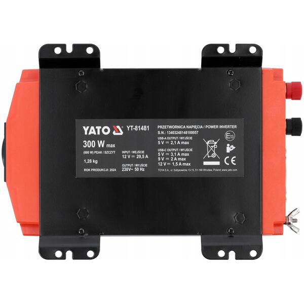YT.VOLTAGE CONVERTER 12/230V 300W