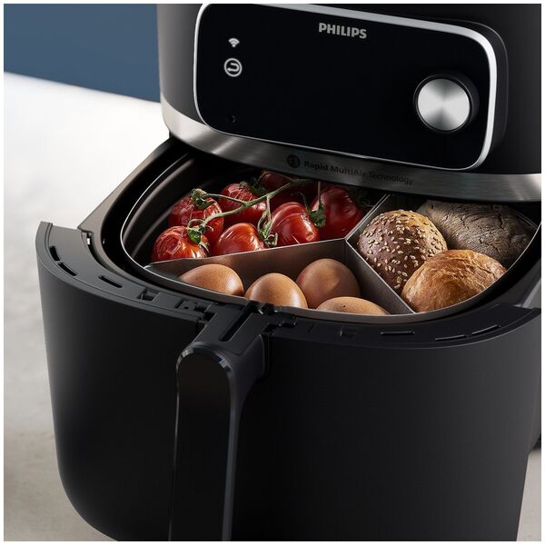 Philips HD9916/00 fryer accessory Compartment separator Aluminium, Teal