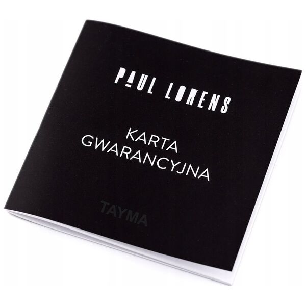 Paul Lorens ZEGAREK MĘSKI PAUL LORENS - PL11652A6-1A1 (zg355a) + BOX NoSize