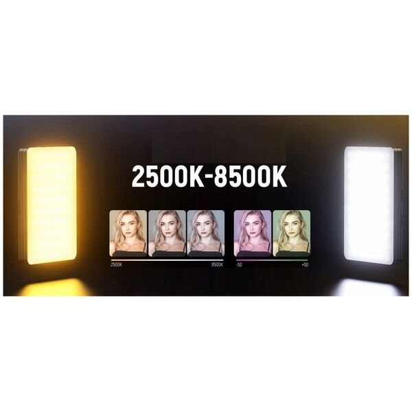 Lampa LED RGB 5W Selfie Vlog + KLIPS do Telefonu 1/4'' ISO Bluetooth NEEWER / VL67C