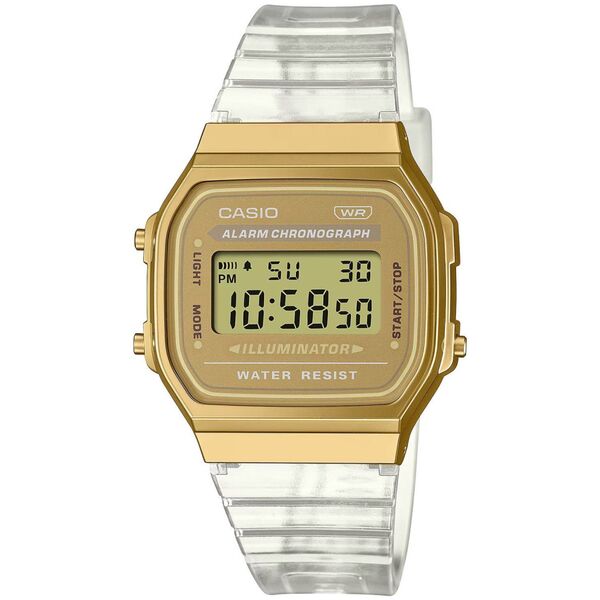 Zegarek Casio Zegarek damski Casio A168XESG-9AEF bezbarwny