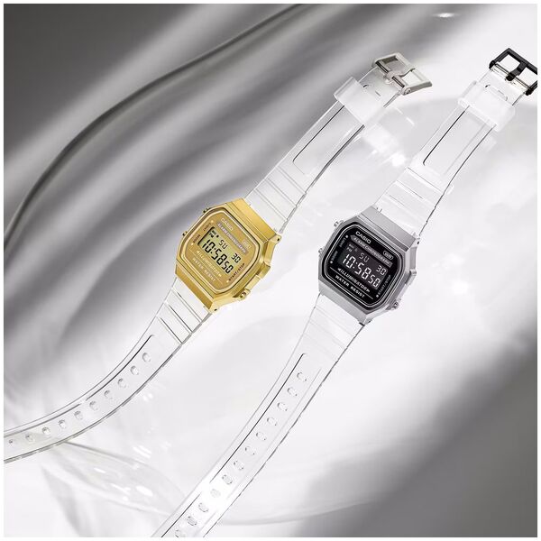 Zegarek Casio Zegarek damski Casio A168XESG-9AEF bezbarwny