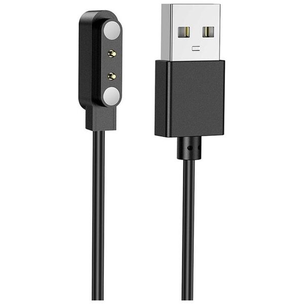 HOCO kabel do ładowania smartwatcha Y25 0,6 m czarny