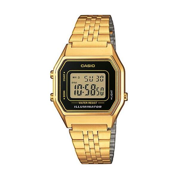 Zegarek Casio Zegarek damski Retro złoty (LA680WEGA-1ER)