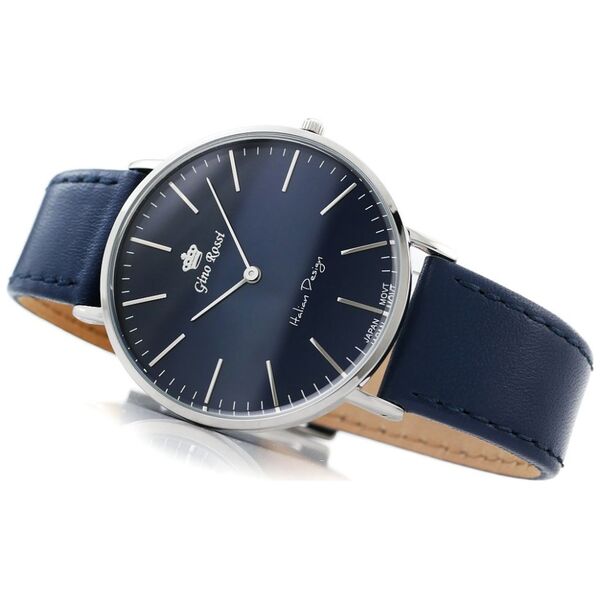 Zegarek Gino Rossi męski Blend Slim czarny (11014A-6F1)