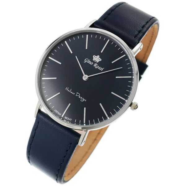 Zegarek Gino Rossi męski Blend Slim czarny (11014A-6F1)