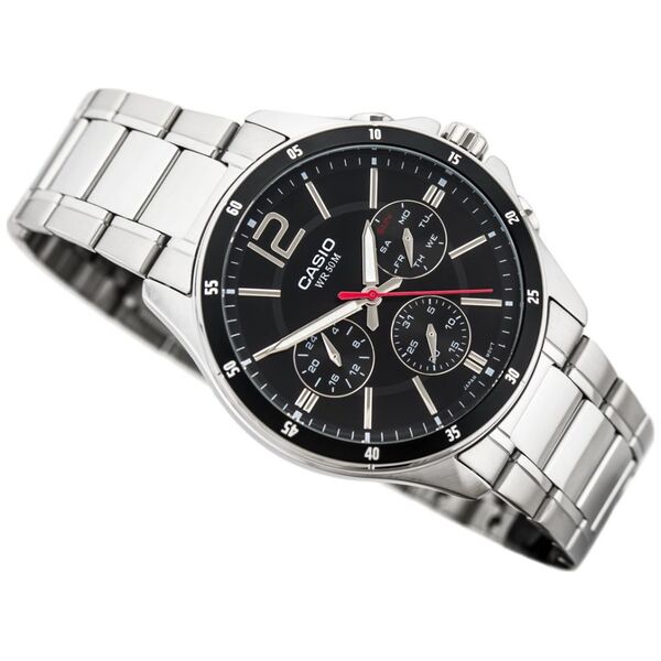 Zegarek Casio ZEGAREK MĘSKI CASIO MTP-1374D 1AV (zd063b) uniwersalny