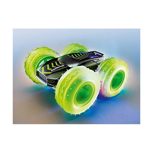 Revell Revell Control 23509 RC Car StuntMonster 1080 Mini, 2,4 GHz, napęd na wszystkie koła 4WD, z funkcją przewrócenia, można jeździć po obu stronach, opony z samochodem zdalnie sterowanym LED, 24 cm