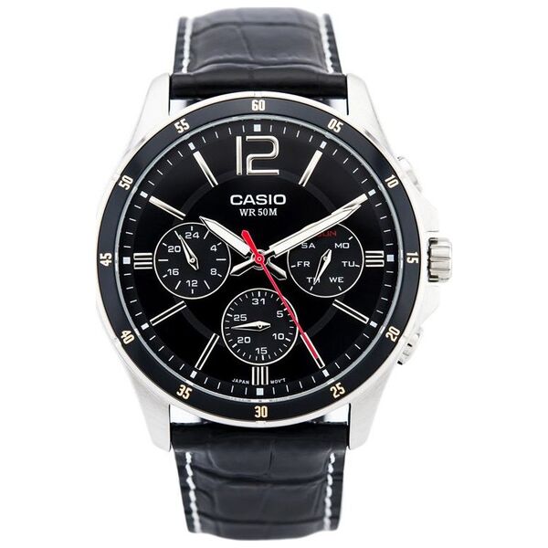 Zegarek Casio ZEGAREK MĘSKI CASIO MTP-1374L 1AV (zd064b) uniwersalny