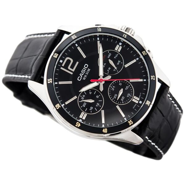 Zegarek Casio ZEGAREK MĘSKI CASIO MTP-1374L 1AV (zd064b) uniwersalny