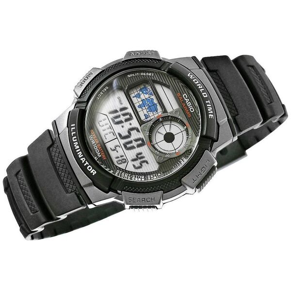 Zegarek Casio Zegarek Męski CASIO 10 Bar do Pływania AE-1000 -1B