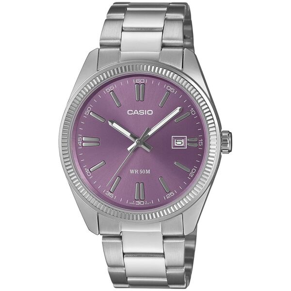 Zegarek Casio Zegarek męski Casio MTP-1302PD-6AVEF srebrny