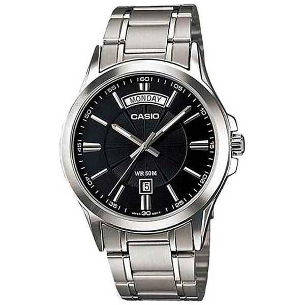 Zegarek Casio Zegarek marki Casio model MTP-1381D kolor Szary. Akcesoria męski. Sezon: Cały rok NoSize