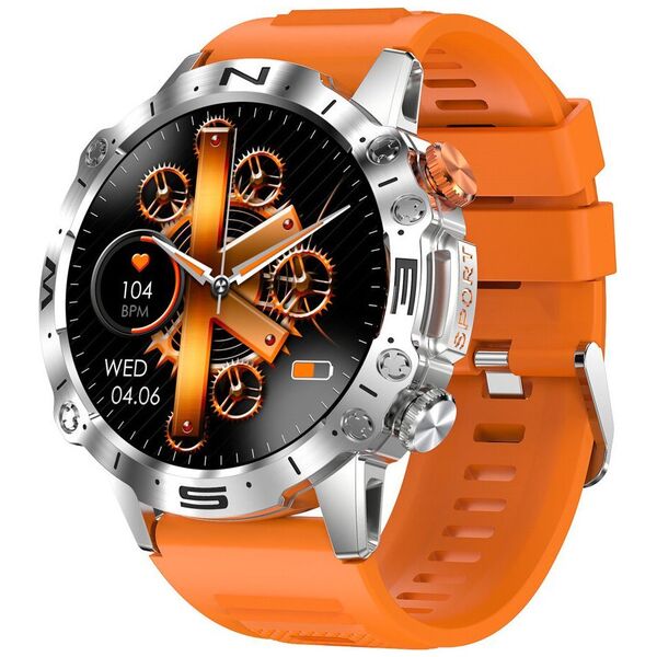Smartwatch Gravity SMARTWATCH MĘSKI GRAVITY GT20-4 - AMOLED, DODATKOWY PASEK (sg024d) NoSize